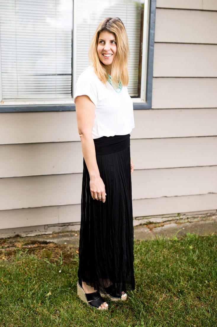 Three Ways to Style a Basic White Tee · Abby Savvy