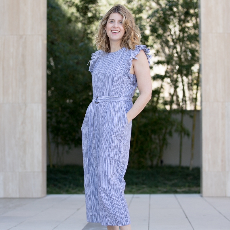 Striped Jumpsuit