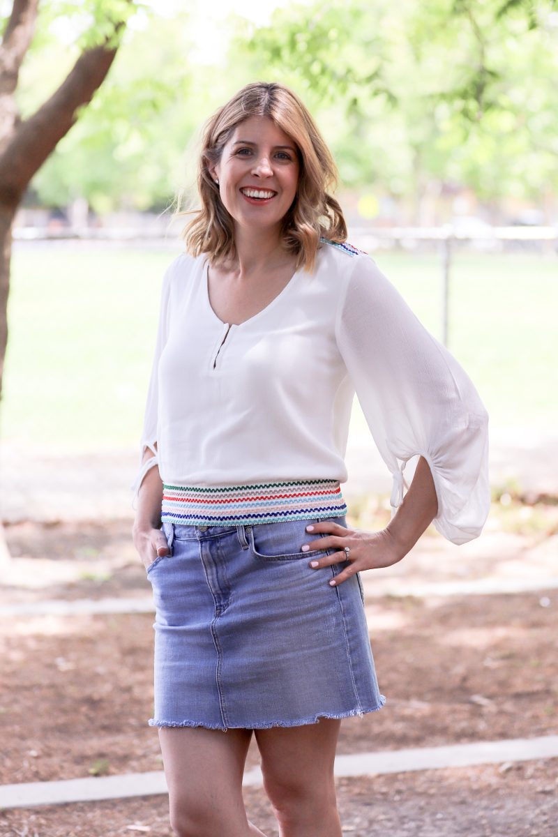 White Peasant Blouse · Abby Savvy