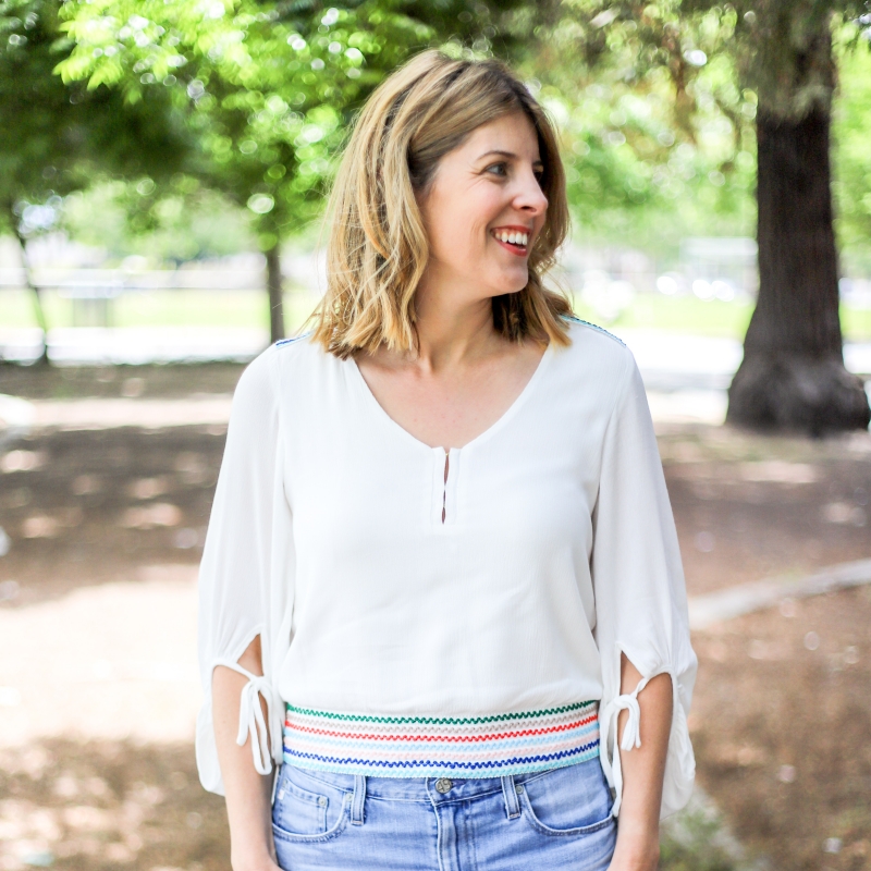 White Peasant Blouse