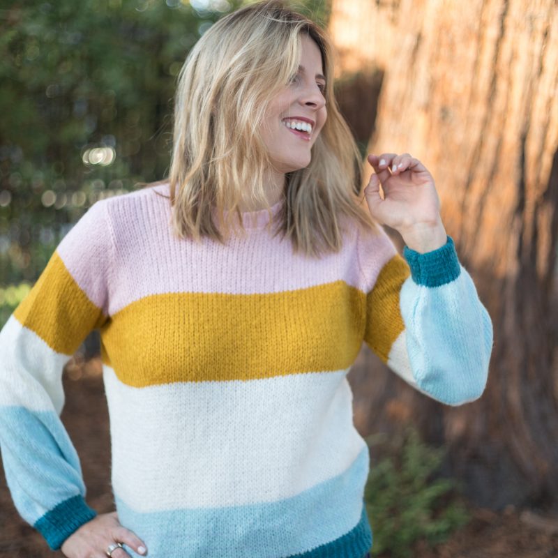 Colorblock Sweater