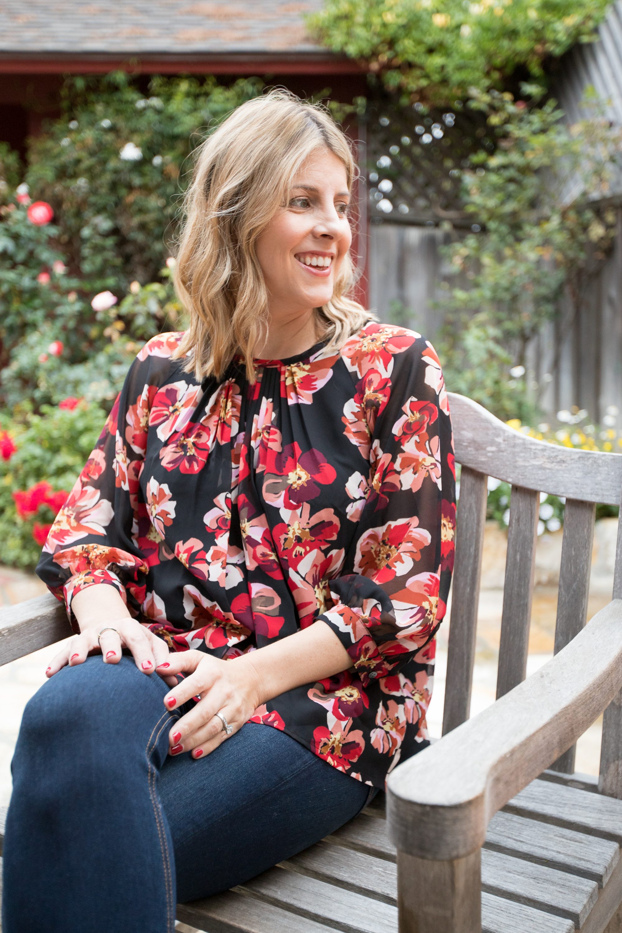 madewell floral top