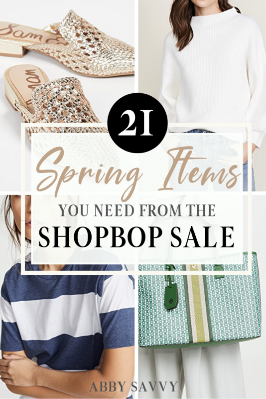 shopbop sale picks for spring 