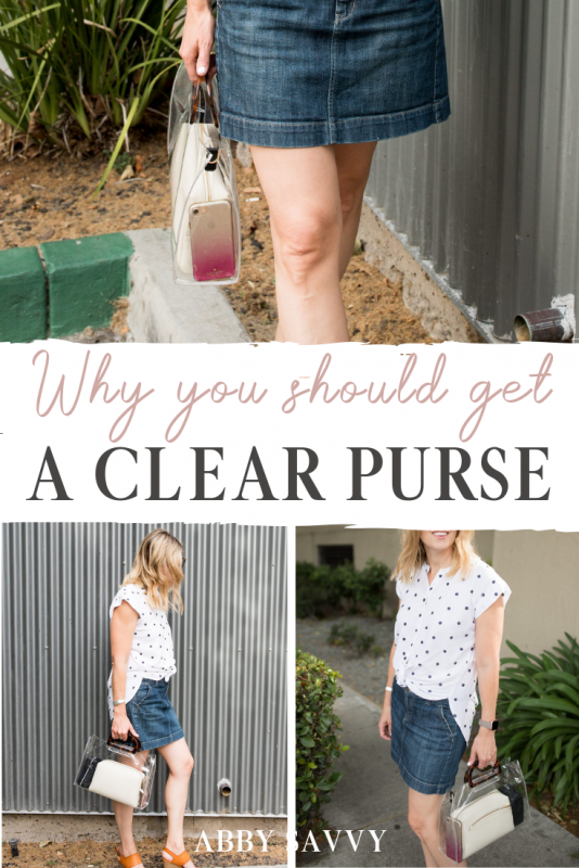clear purse trend