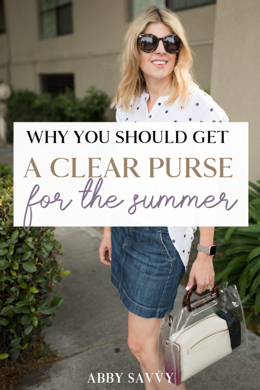 clear purse trend