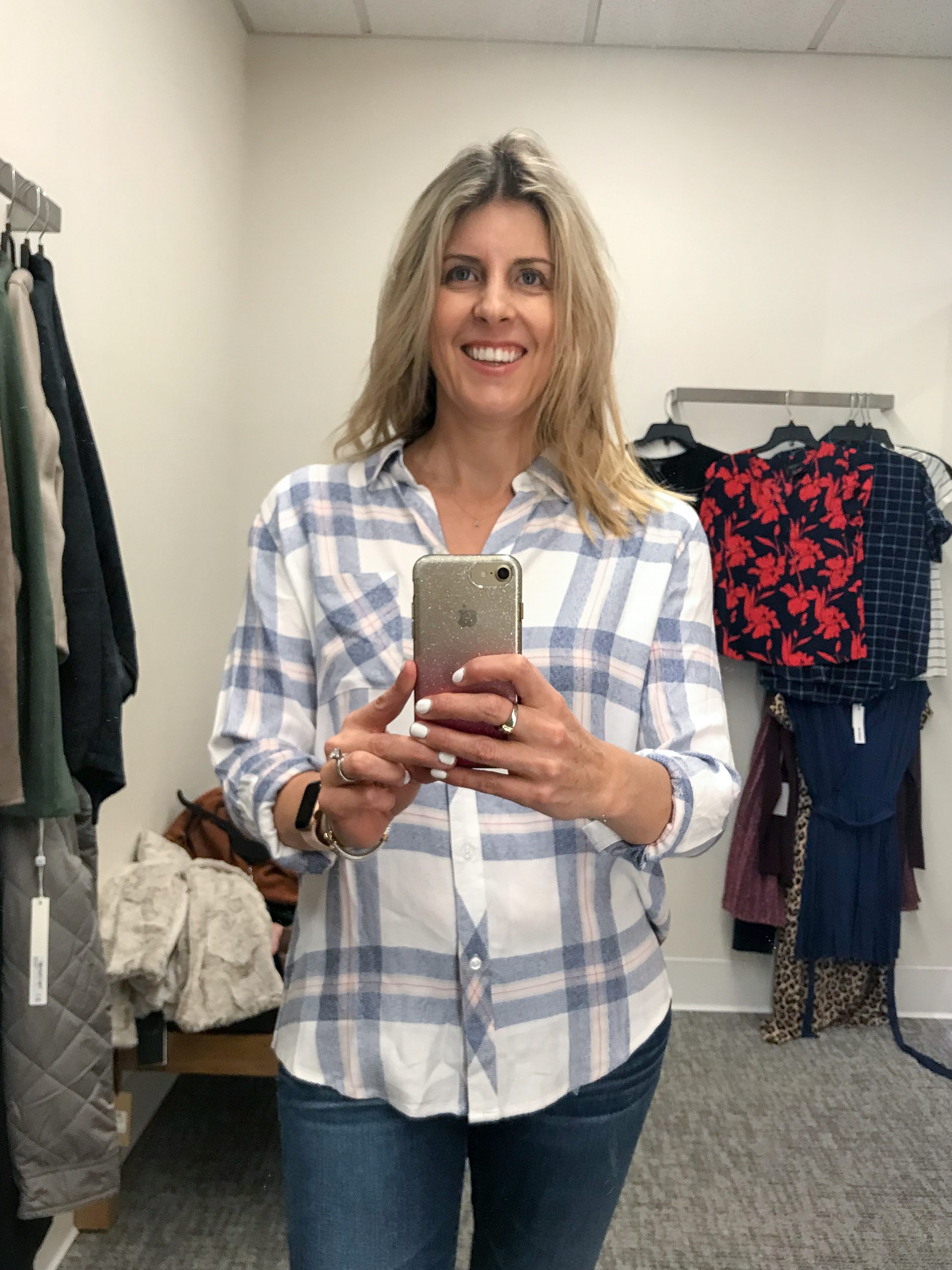 Nordstrom anniversary sale dressing room selfies