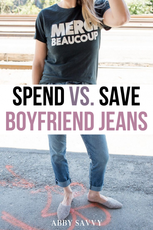 spend vs save: boyfriend jeans