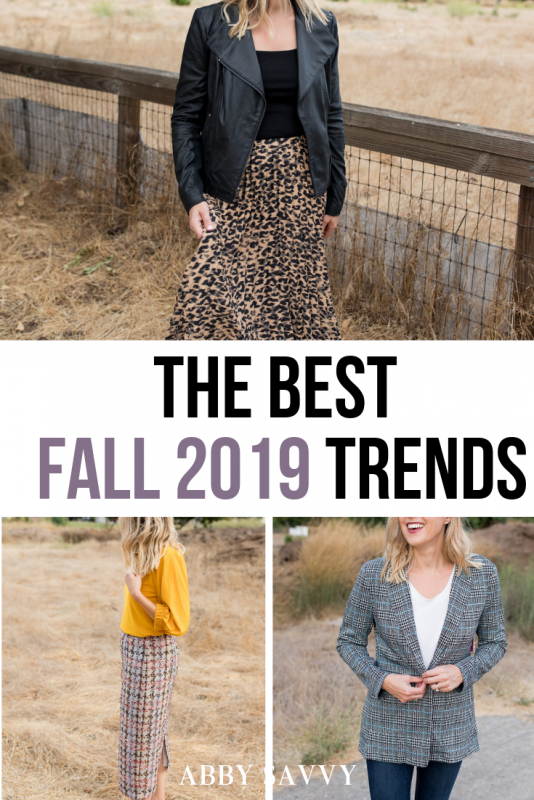 fall fashion trends