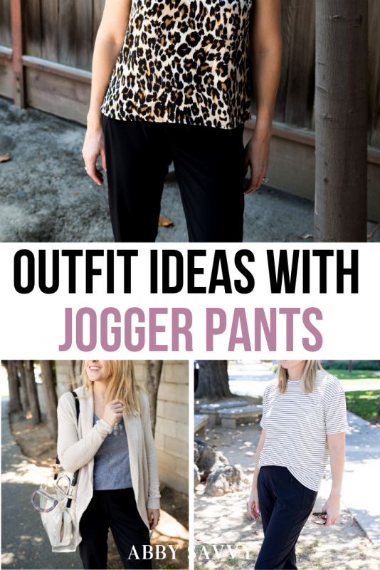 how to style jogger pants