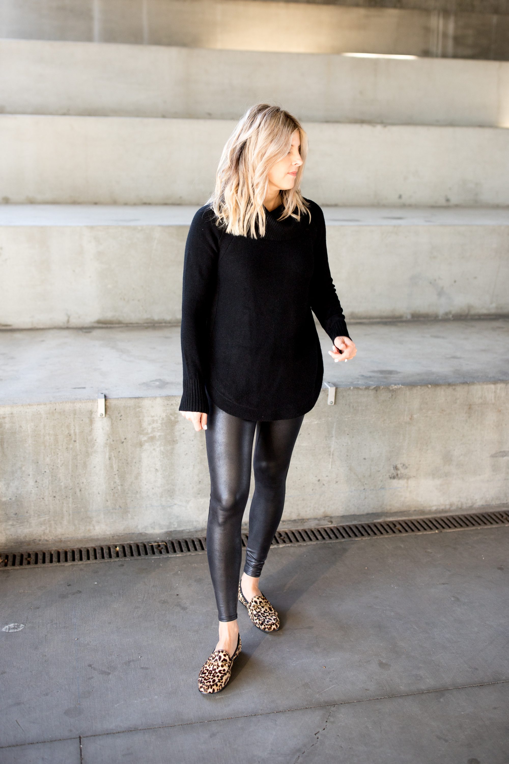 Spend vs. Save: Faux Leather Leggings · Abby Savvy