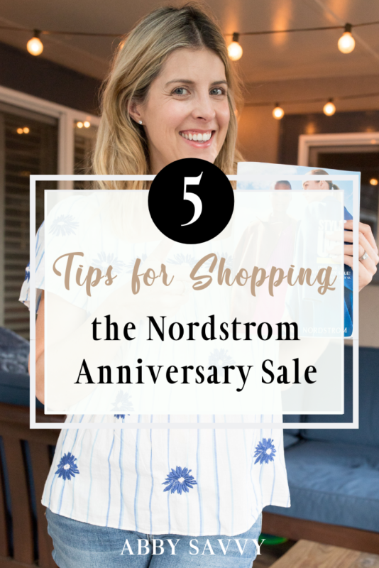 tips for shopping the nordstrom anniversary sale