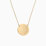 An initial or monogram necklace is a lovely, personal gift.
