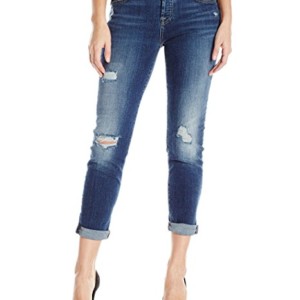 Love these looser fitting boyfriend jeans by 7 for All Mankind.